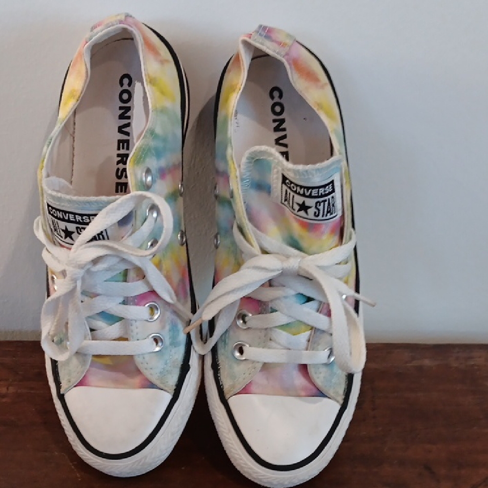 Converse Multicolor Tie-Dye Sneakers  Sz 6.5